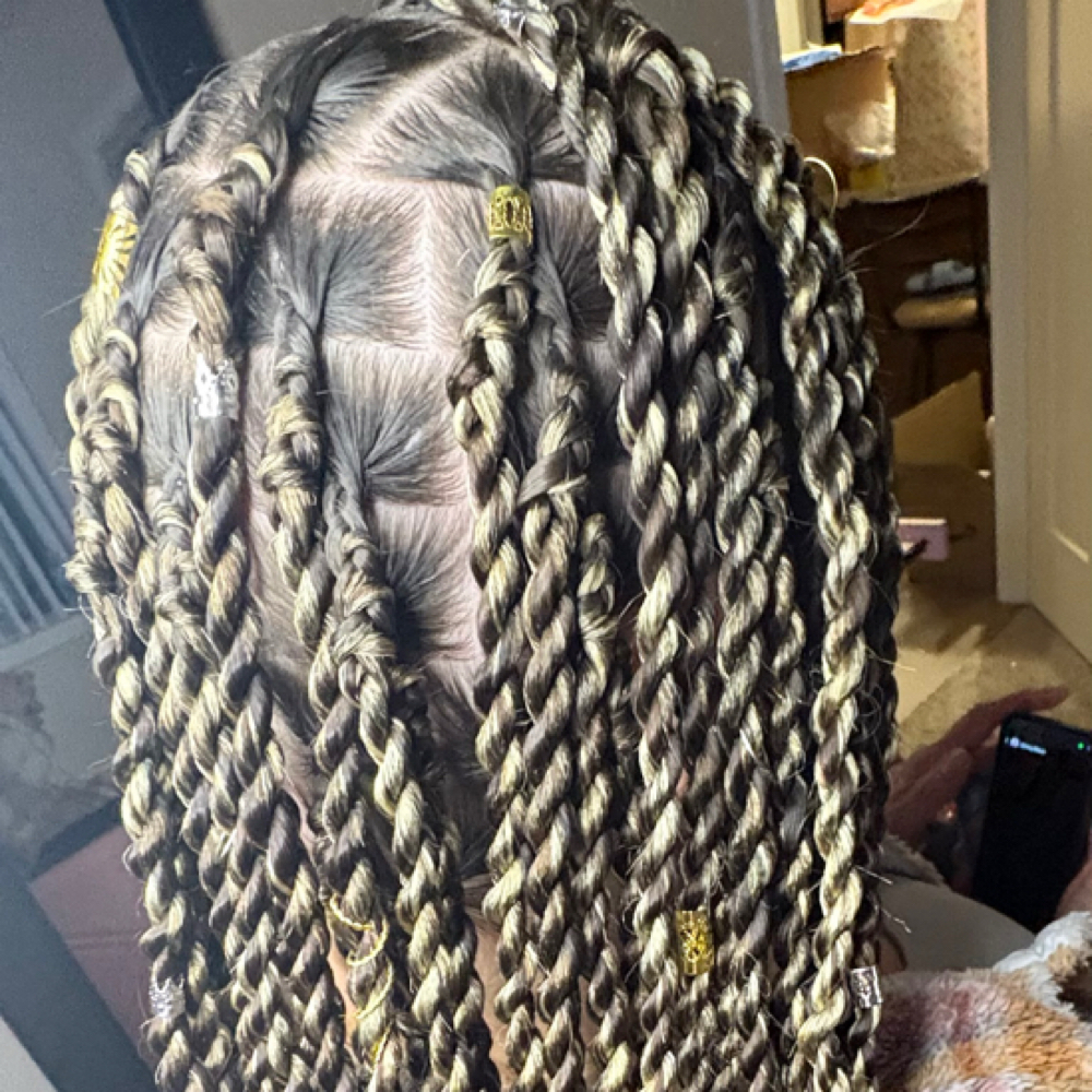Knotless Twists at Knot Your Average By Sno in Shawano, WI