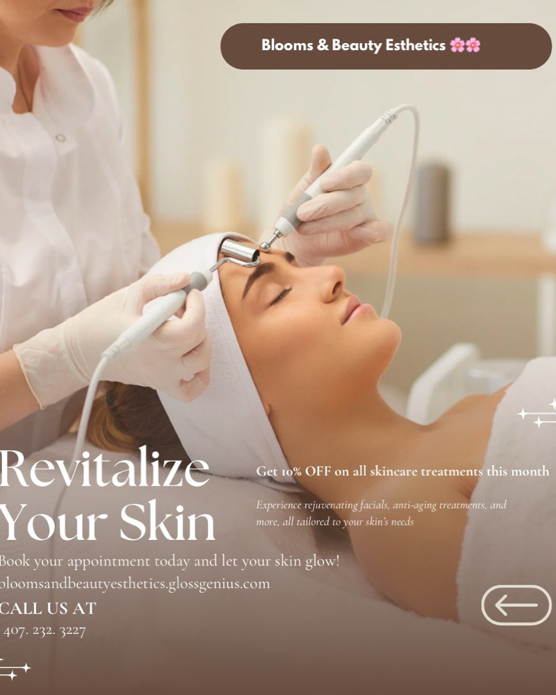 Deluxe Facial at Blooms & Beauty Esthetics INC in Orlando, FL