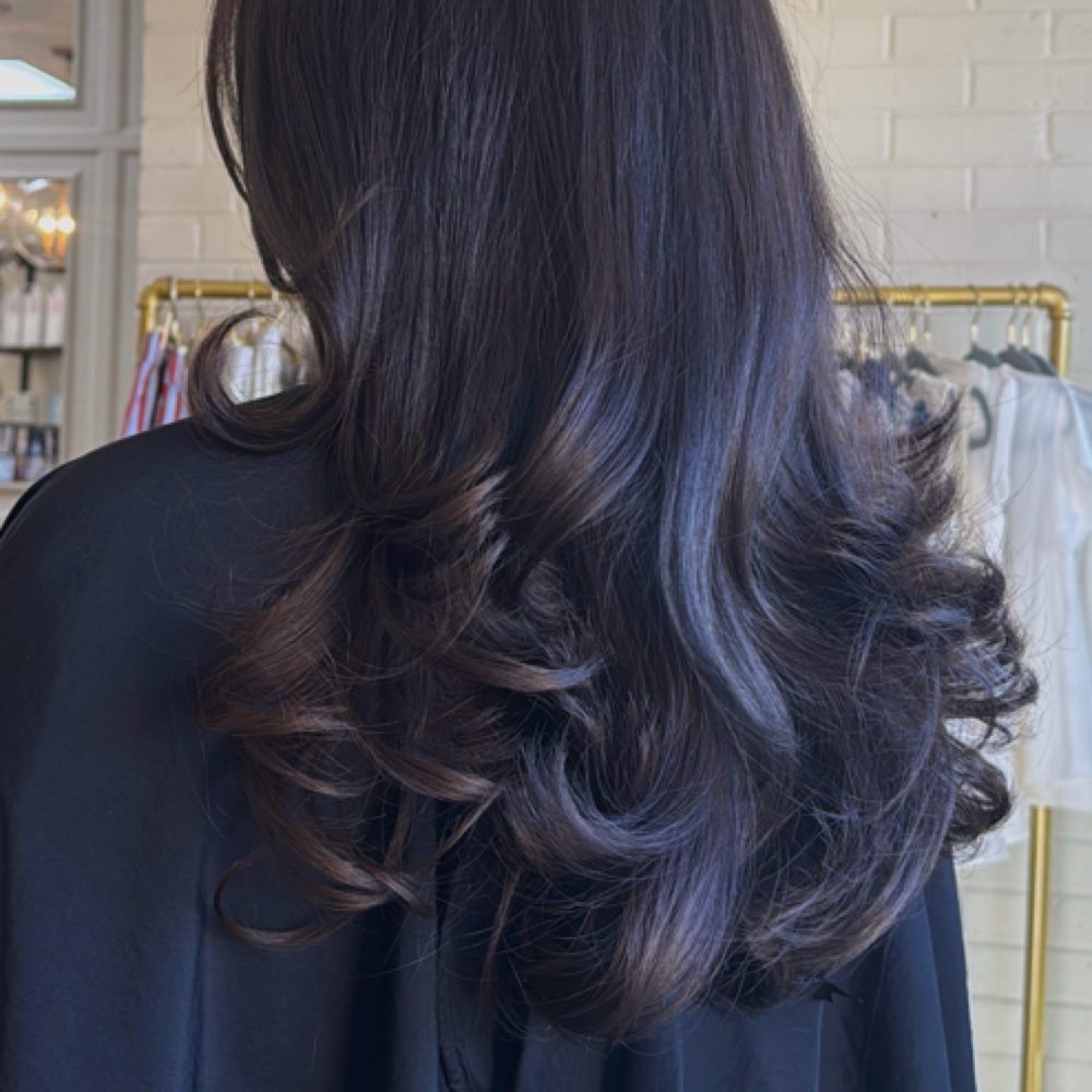 Gloss/Toner and Blowout at Lilly At White Willow in Boone, NC