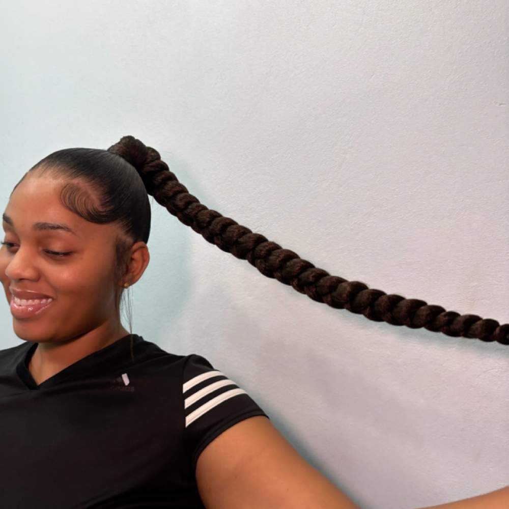 Sleek Ponytail at Princess Hair Palace in Boston, MA