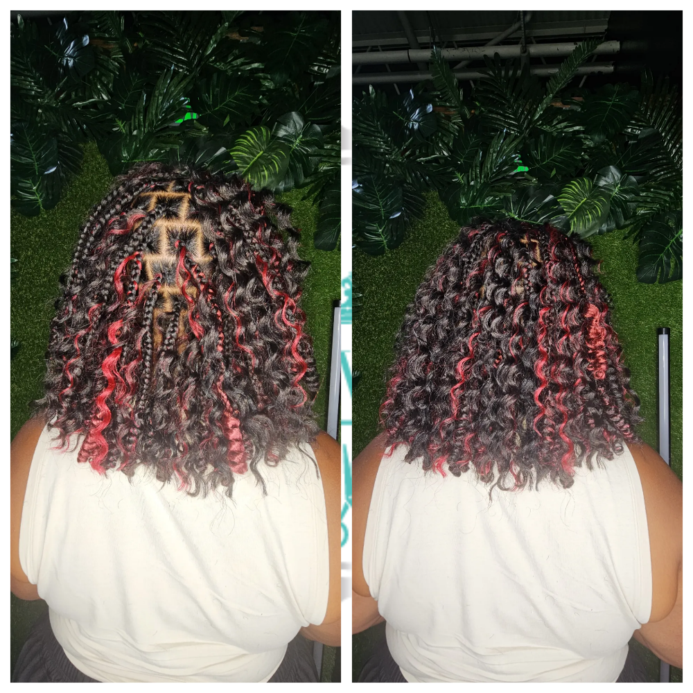 Short Knotless Braids