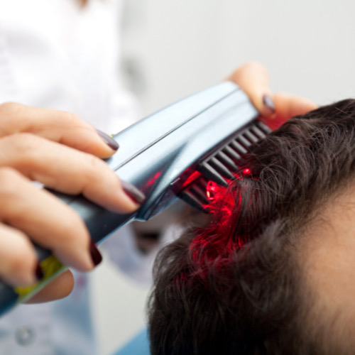 Red and Blue Light Therapy Brush