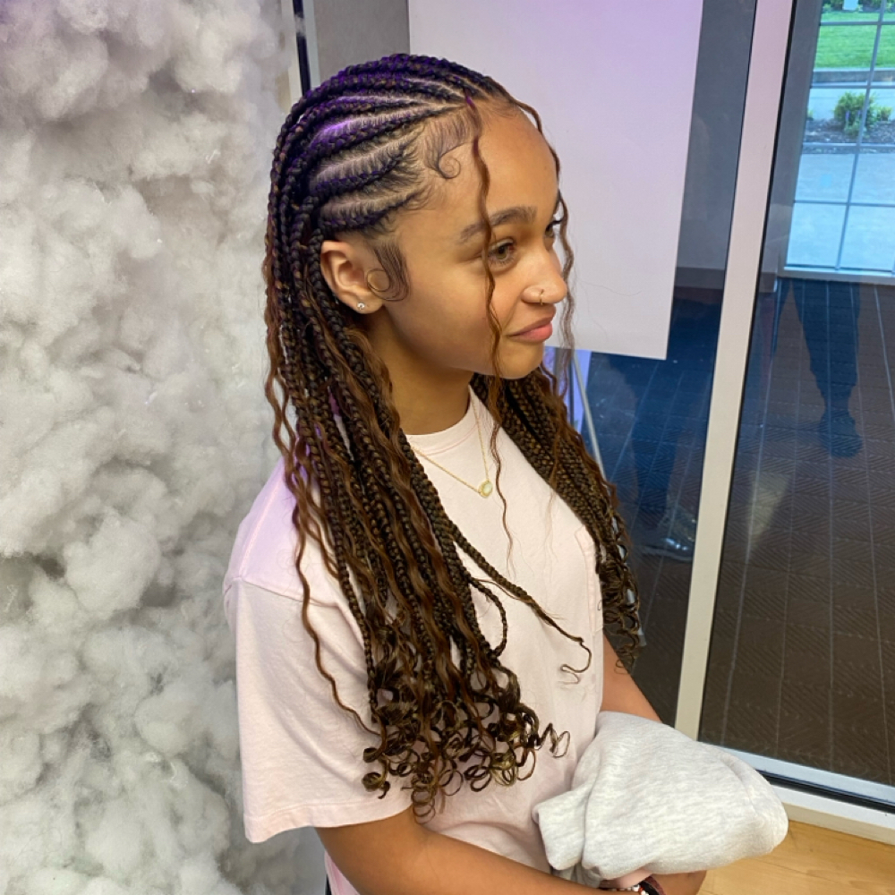 Fulani Knotless Braids at Roots To Ends in Columbus, OH