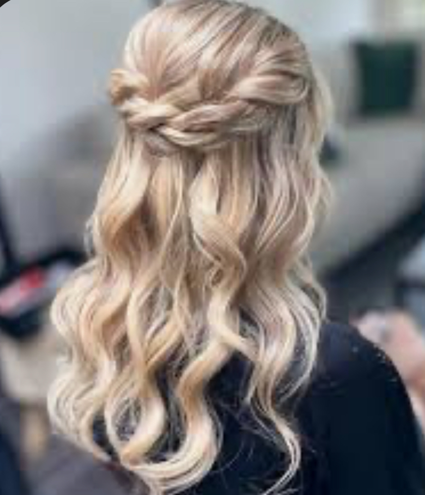 Half Up/Half Down Style