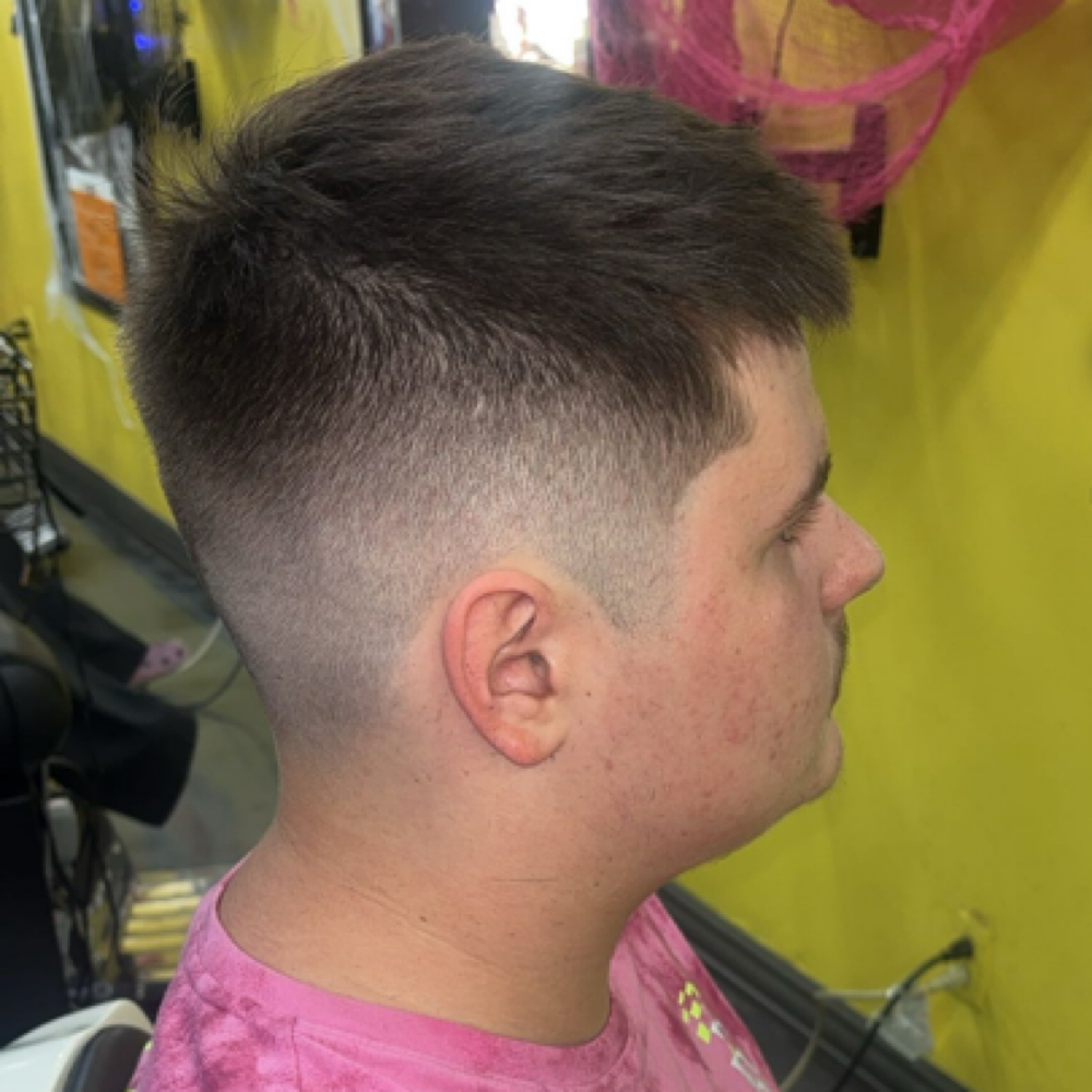 Men Basic haircut at Tips&Clips Hair&Nails in lincoln park, MI