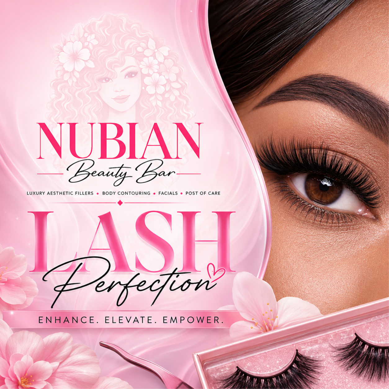 Volume Wispy Lashes at Nubian Beauty Bar in APOPKA, FL