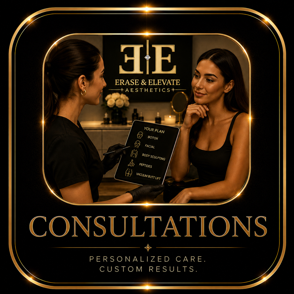 Consultation at Erase & Elevate Aesthetics in Lubbock, TX