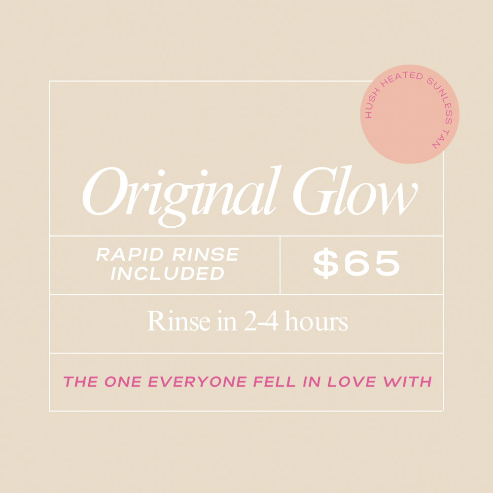 Original Glow | Rapid Rinse at Hush Heated Sunless Tan in United States
