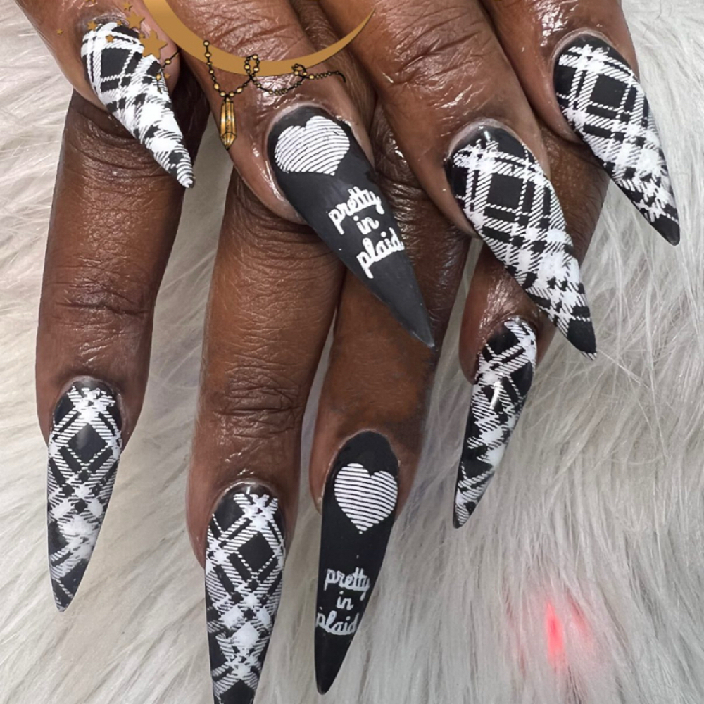 Nail Stamping Art Designs at Stars Nails in Fort Worth, TX