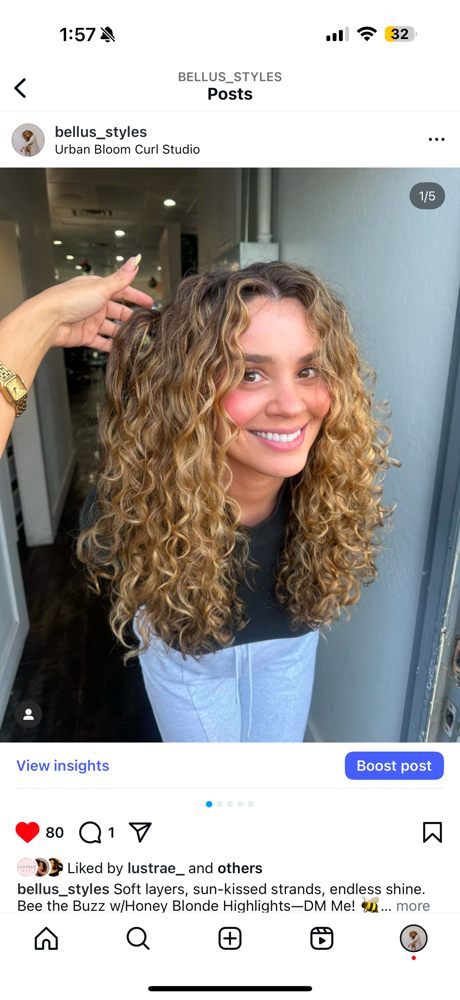 Full Balayage at Bellus Styles in Chandler, AZ