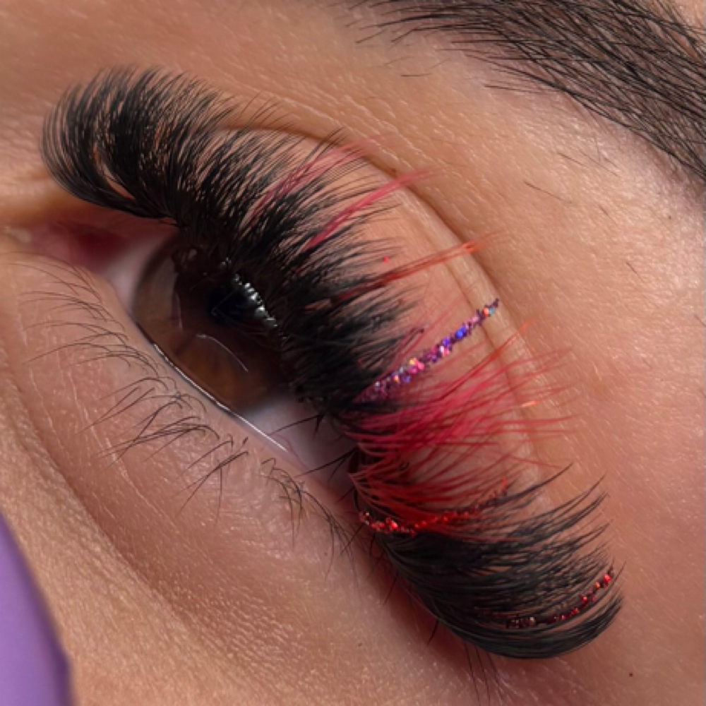 (Freestyle) Colored Lashes Refill at GlamorousGlory LLC 💟 in Houston, TX