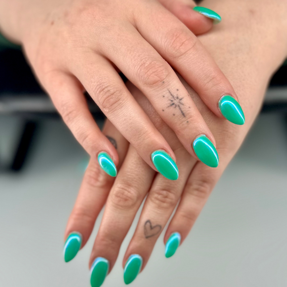 Hard Gel Nail Extentions at Leaf and Lacquer in Eugene, OR