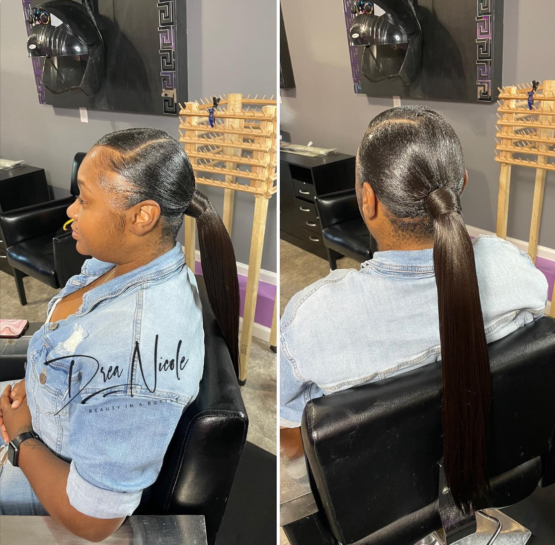 Slick Ponytail at Crown’D Claws in Clarksville, TN