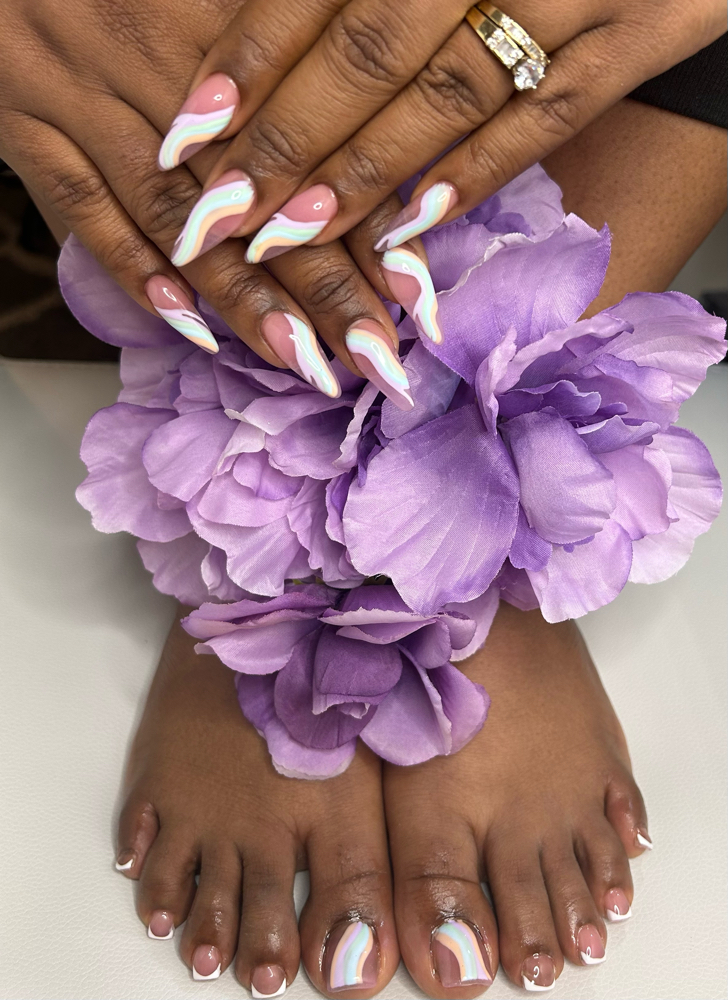 Matching Set/acrylic Hands & Feet