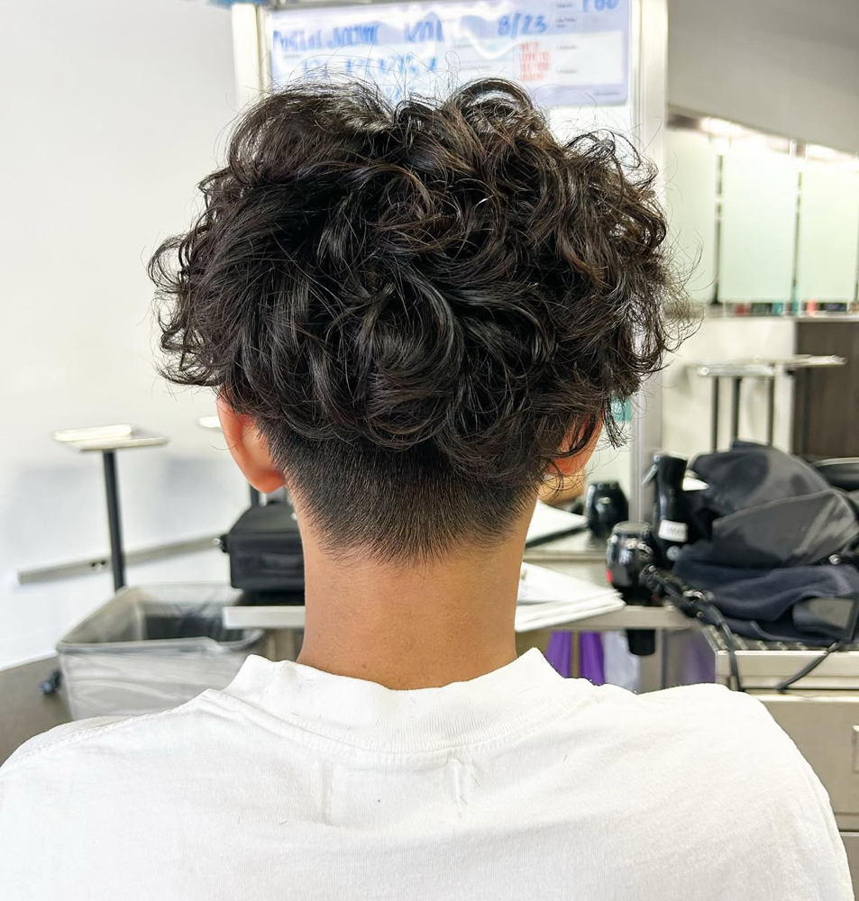 Short hair perm at molliejaynehairco in st anthony, MN