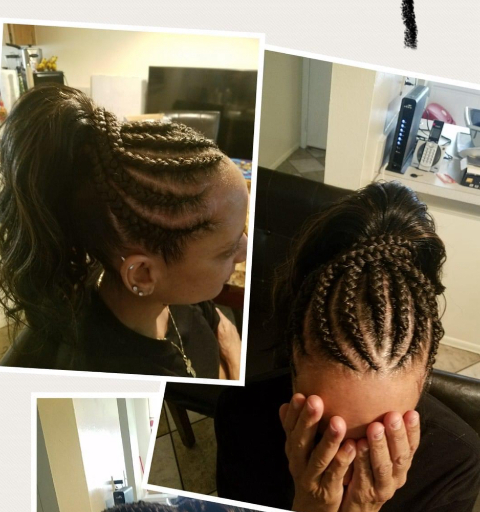 Braided Buns/ Ponytails J/ L/ M