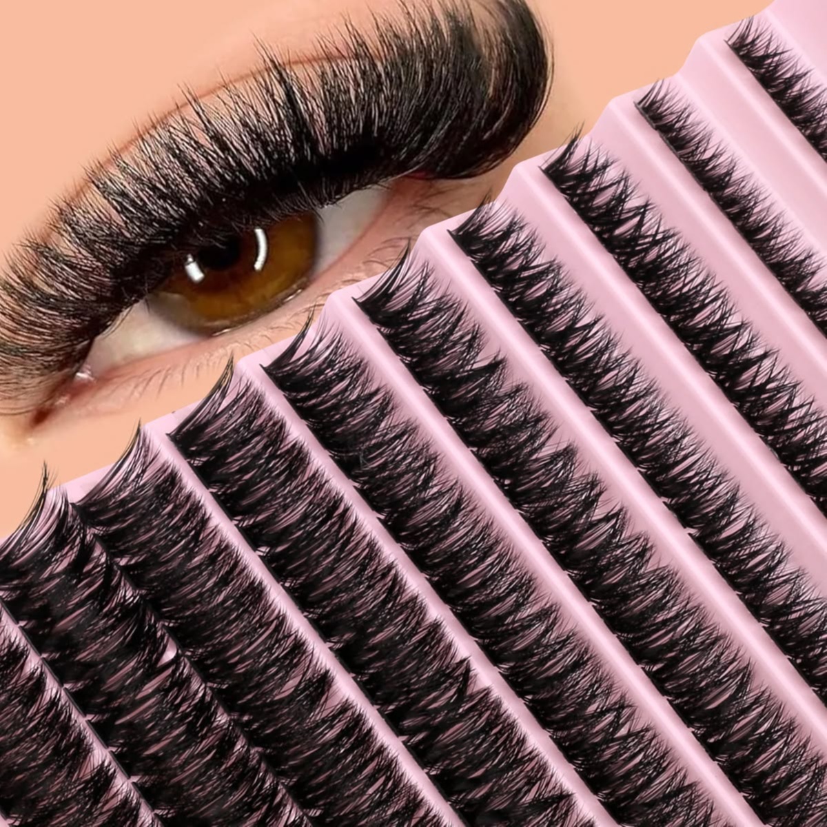 Cluster Lashes at Ming’s Lashes and Spa in Des Moines, IA