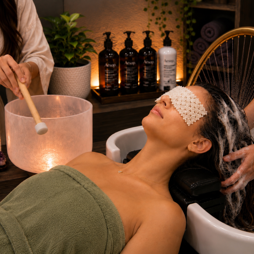 Head Spa + Live Sound Bath at Rancho Cucamonga Head Spa/Studio Luxe in Rancho Cucamonga, CA