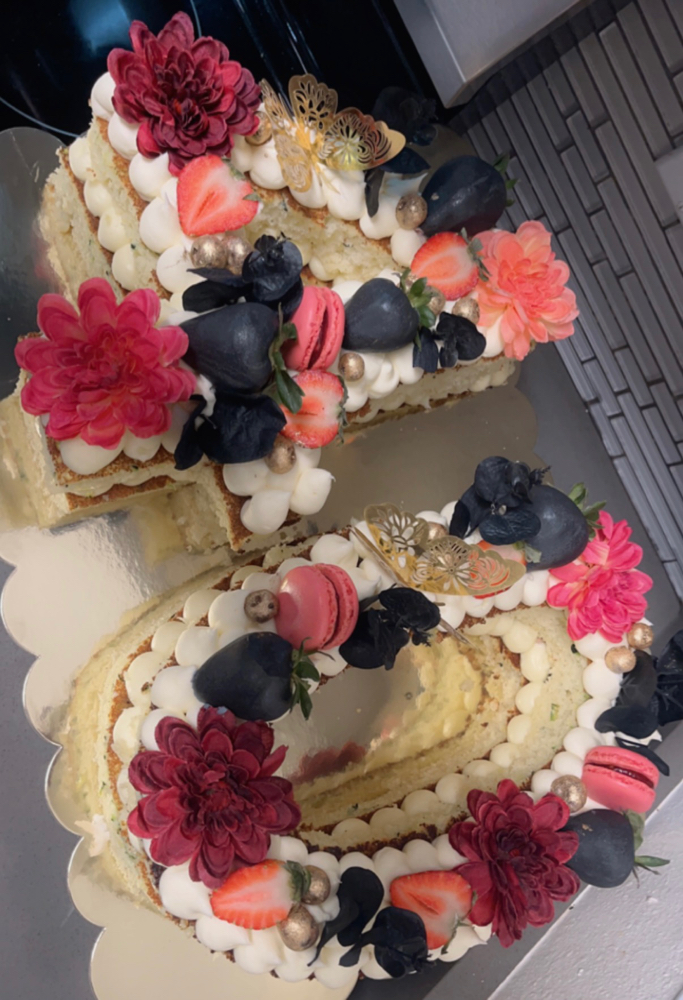 Double Number Cake at Sweeter than Honey in Dacono, CO