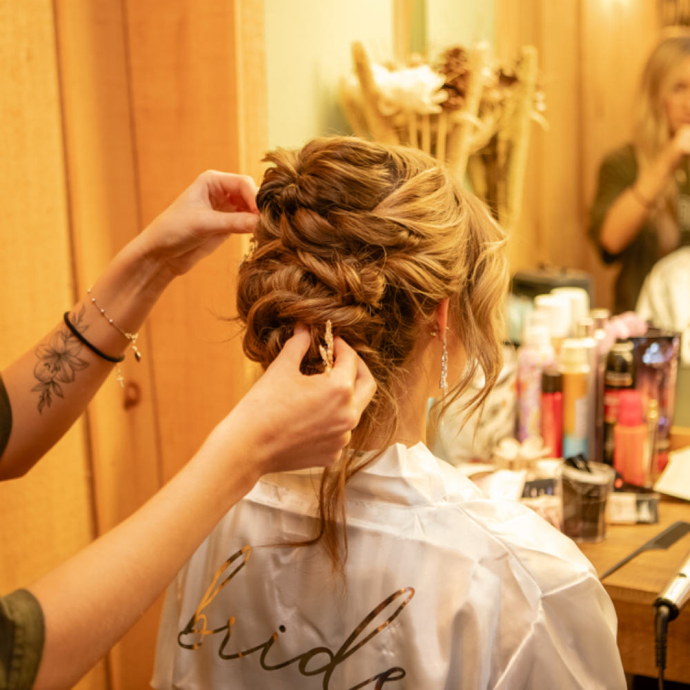 Special Event Updo at GLOW Spa Tanning & Fitness in Owego, NY