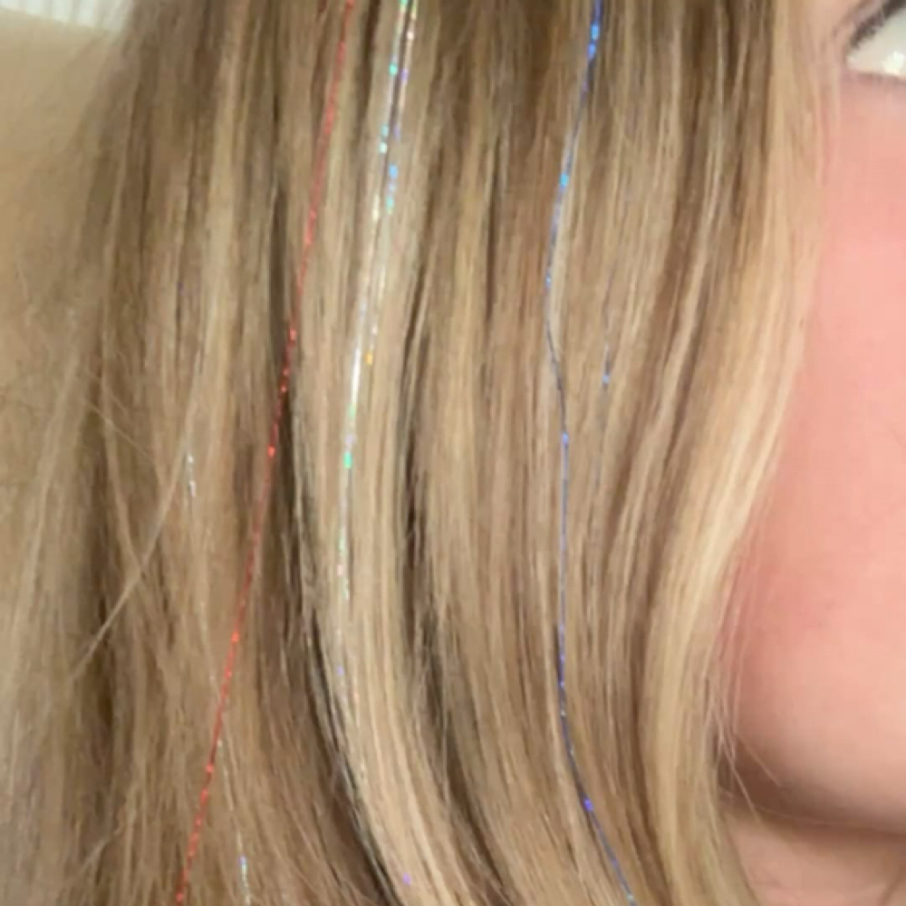 Hair Tinsel at Marlea Ford hair in Beaver Dam, WI