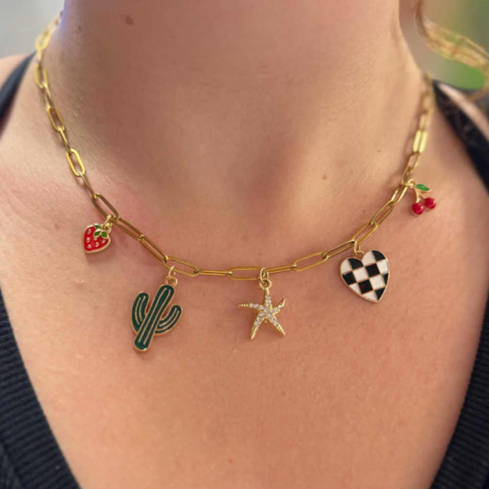 Custom Charm Necklace at Mailee Bernard in Lafayette, LA