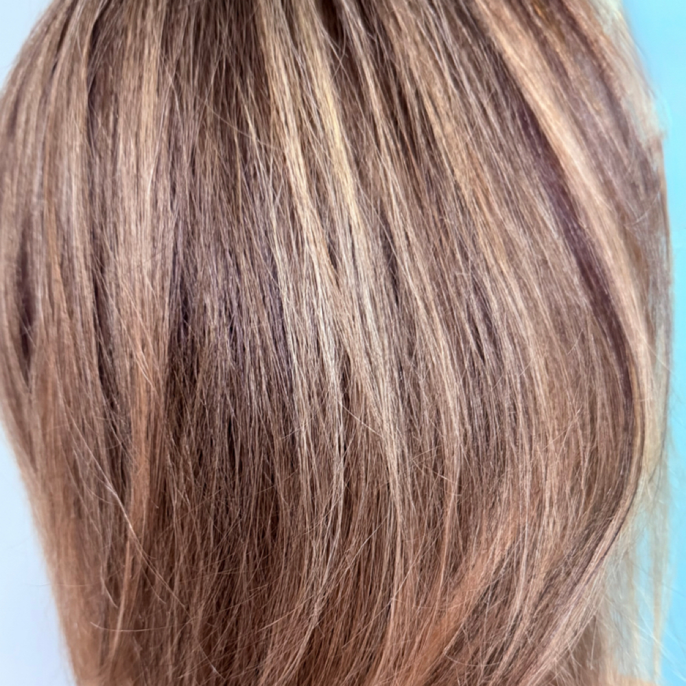 Partial Highlights & lowlights at Hands of an Angel HAIR SALON in Monroe, NC