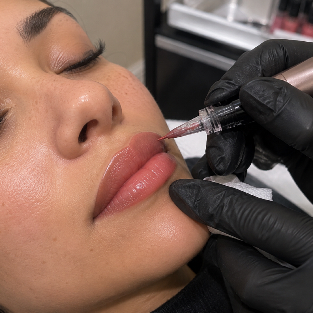 Lip Blush - Touch Up at The Beauty Nest Studio in Yonkers, NY