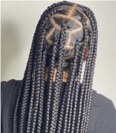 Large Knotless Braids