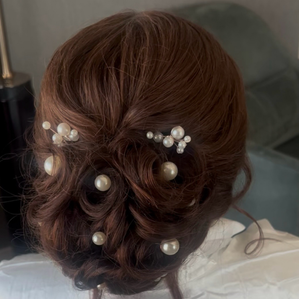 Bridal Updo/Style at Karlika Kimora in Henderson, NV