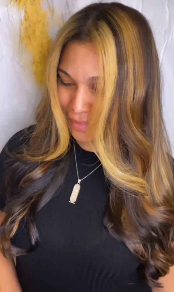 Highlights 10 foils/style at Silked Artistry in Westland, MI