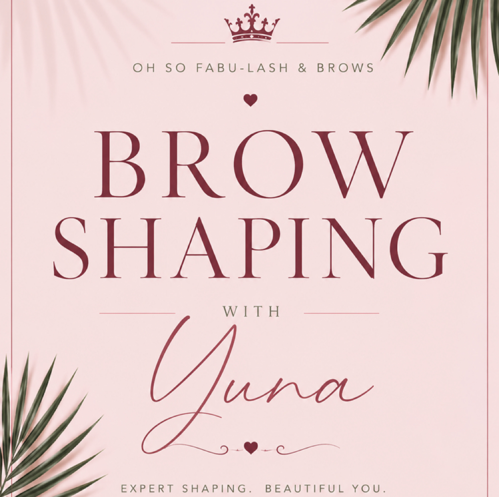 Brow Shaping With Yuna at Oh So Fabu-Lash & Brows in Delray Beach, FL