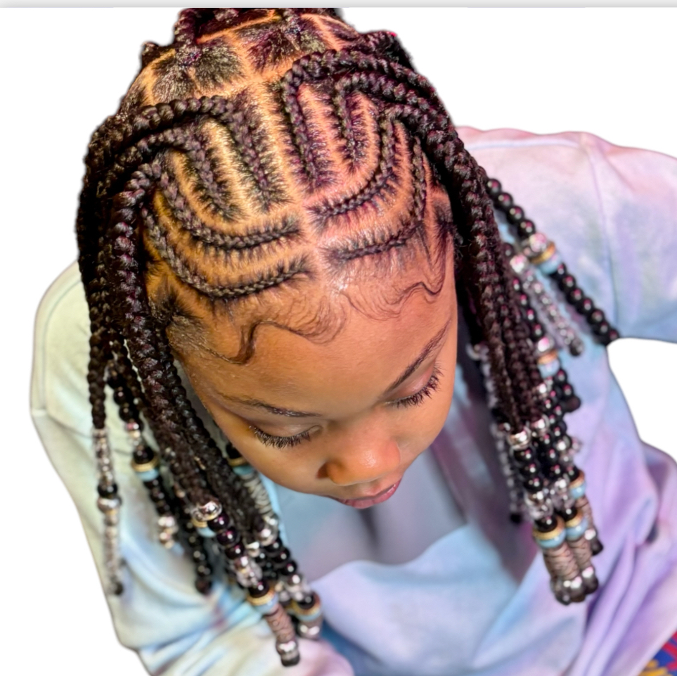 Kid Braids (Age 4-10 Non-Crying)