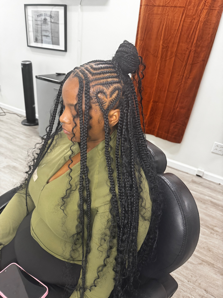Tribal/Fulani Braids at Laid By Li in St. Louis, MO