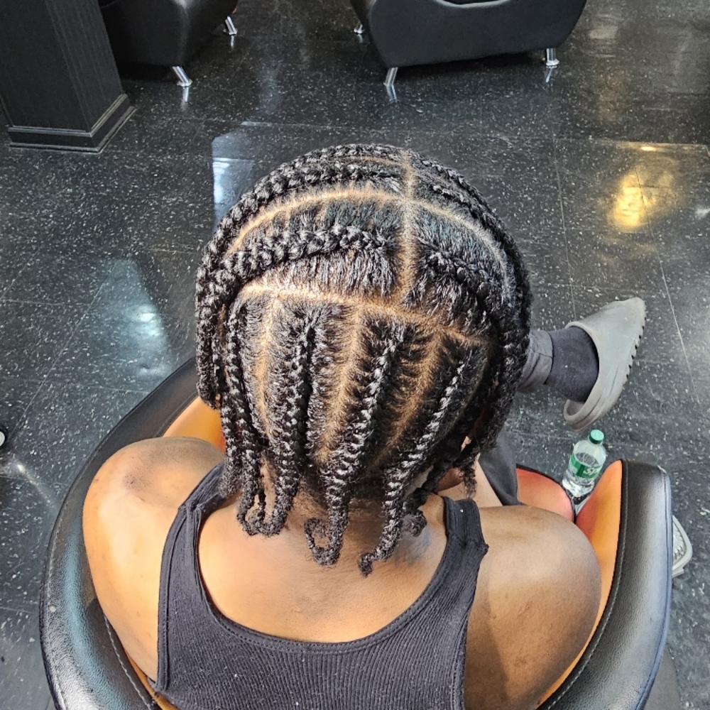 Men's Simple Braids at MARY KAY'S ROLL SET N' GO in Blytheville, AR