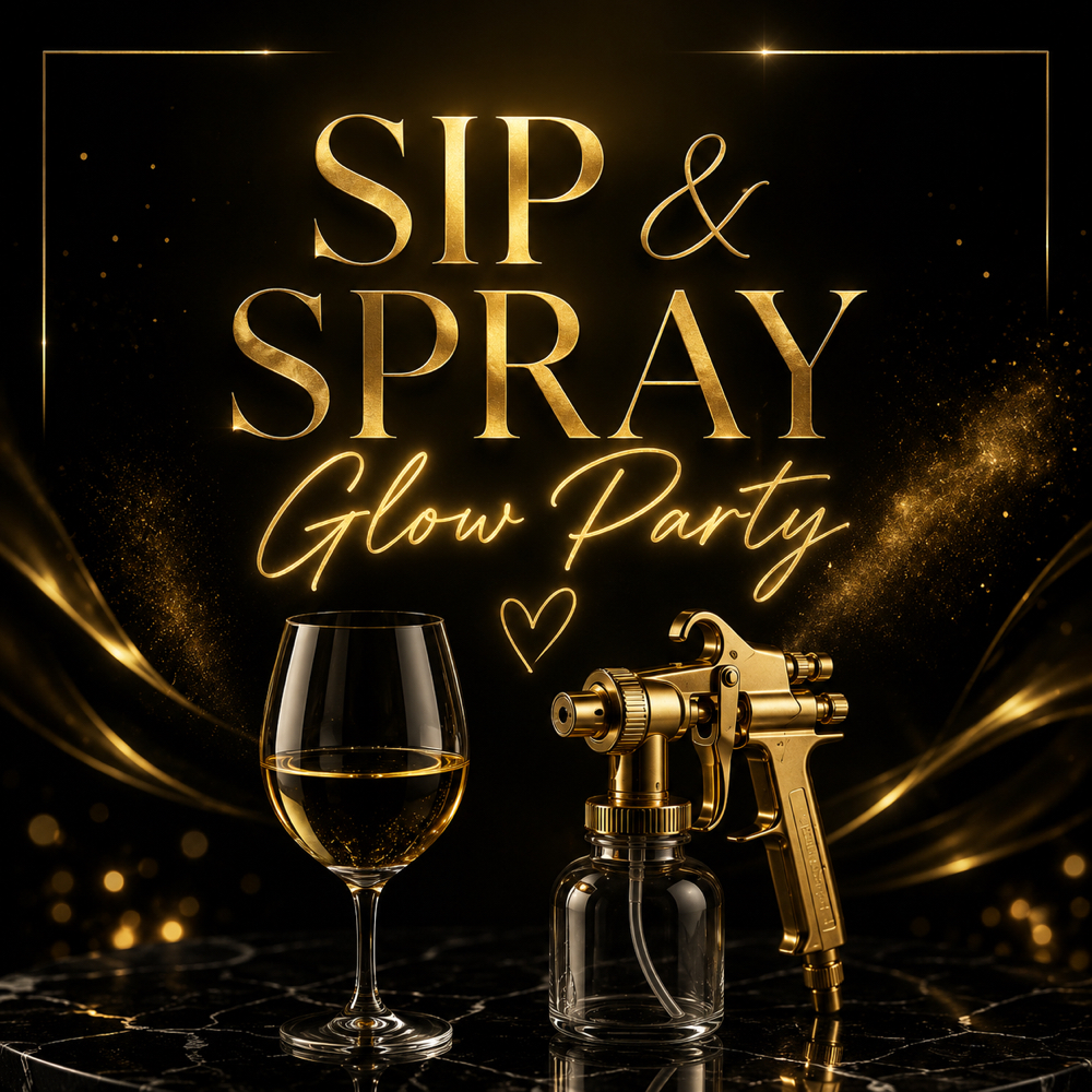 Group Glow / SIP & Spray at Glow Goddess in Mooresville, NC