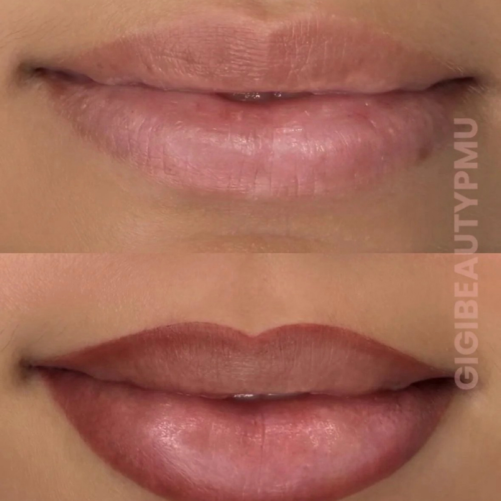 Ombre Lip Blushing at Gigi Beauty PMU in Pacifica, CA
