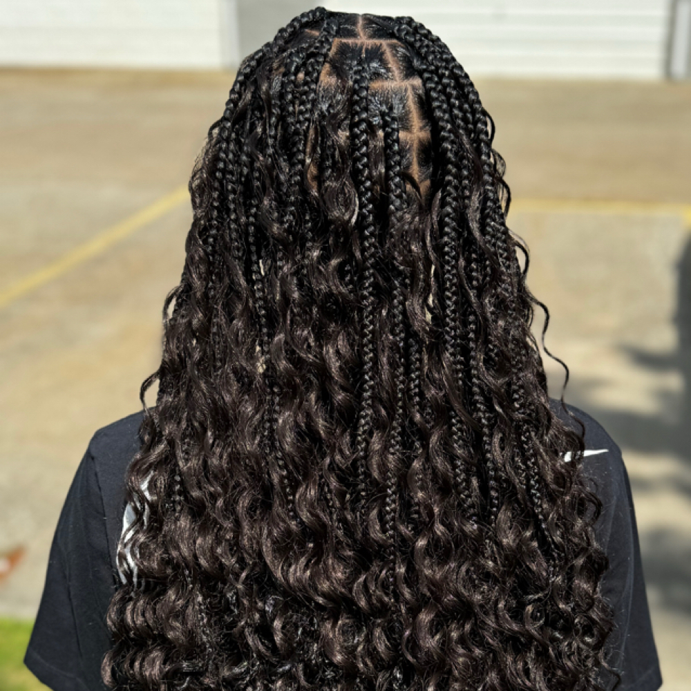Boho Knotless Braids