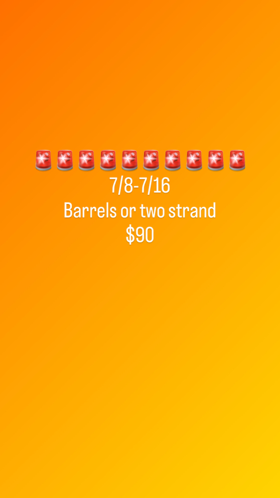 Barrels Or two Strand