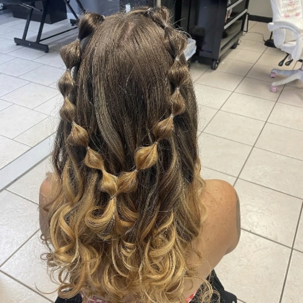 Styling at Electric Eye Holistic Hair Studio in South Portland, ME