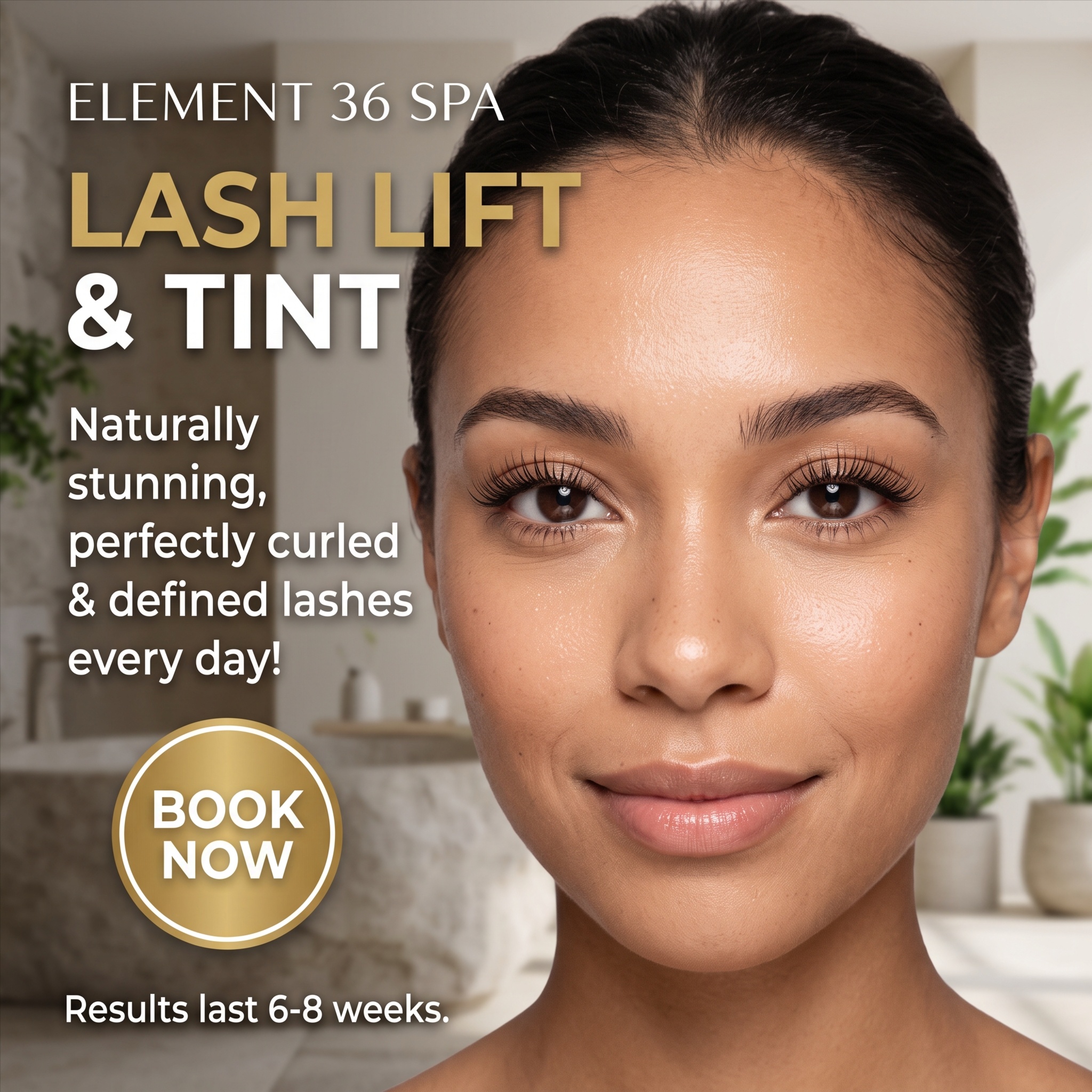 Lash Lift & Tint at Element 36 Spa in Pinckney, MI