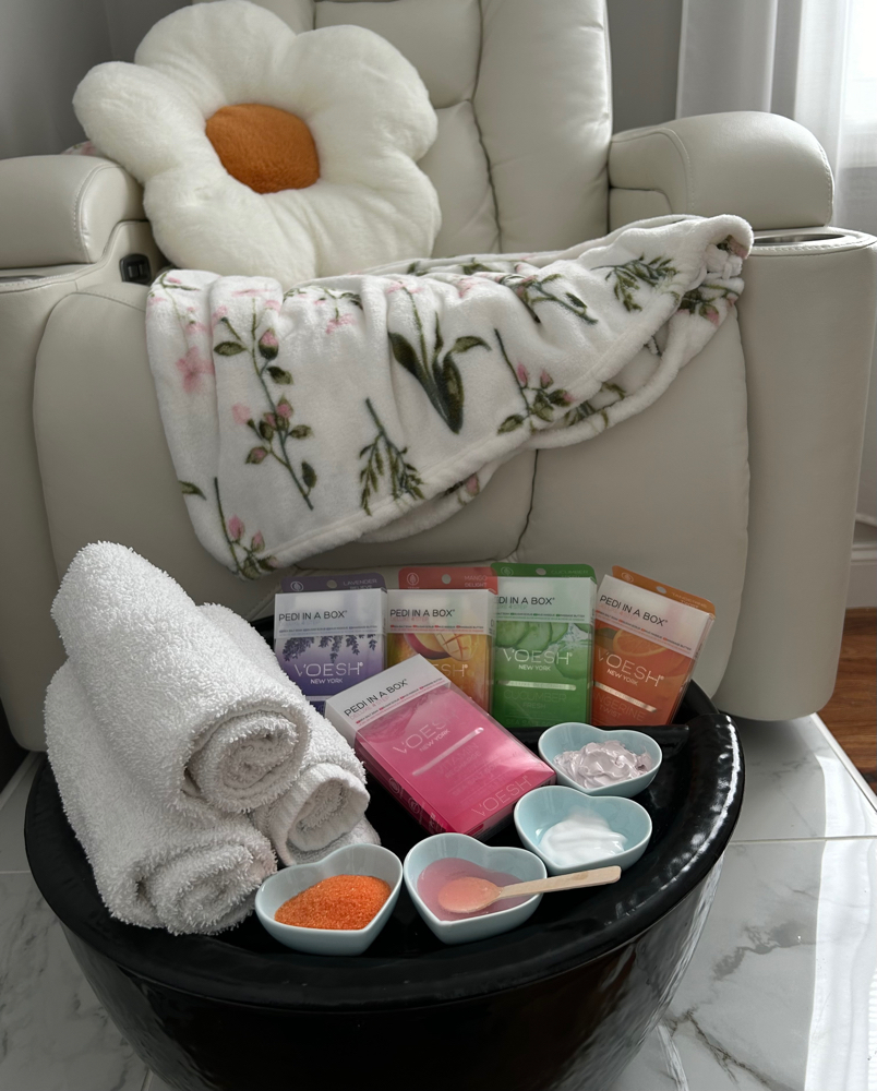 Spa Pedi + Polygel Overlay