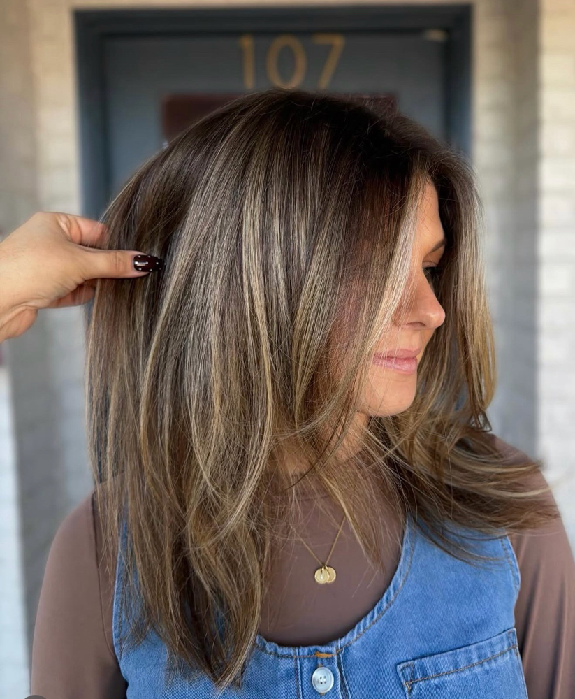 Partial Balayage/Teasy Light