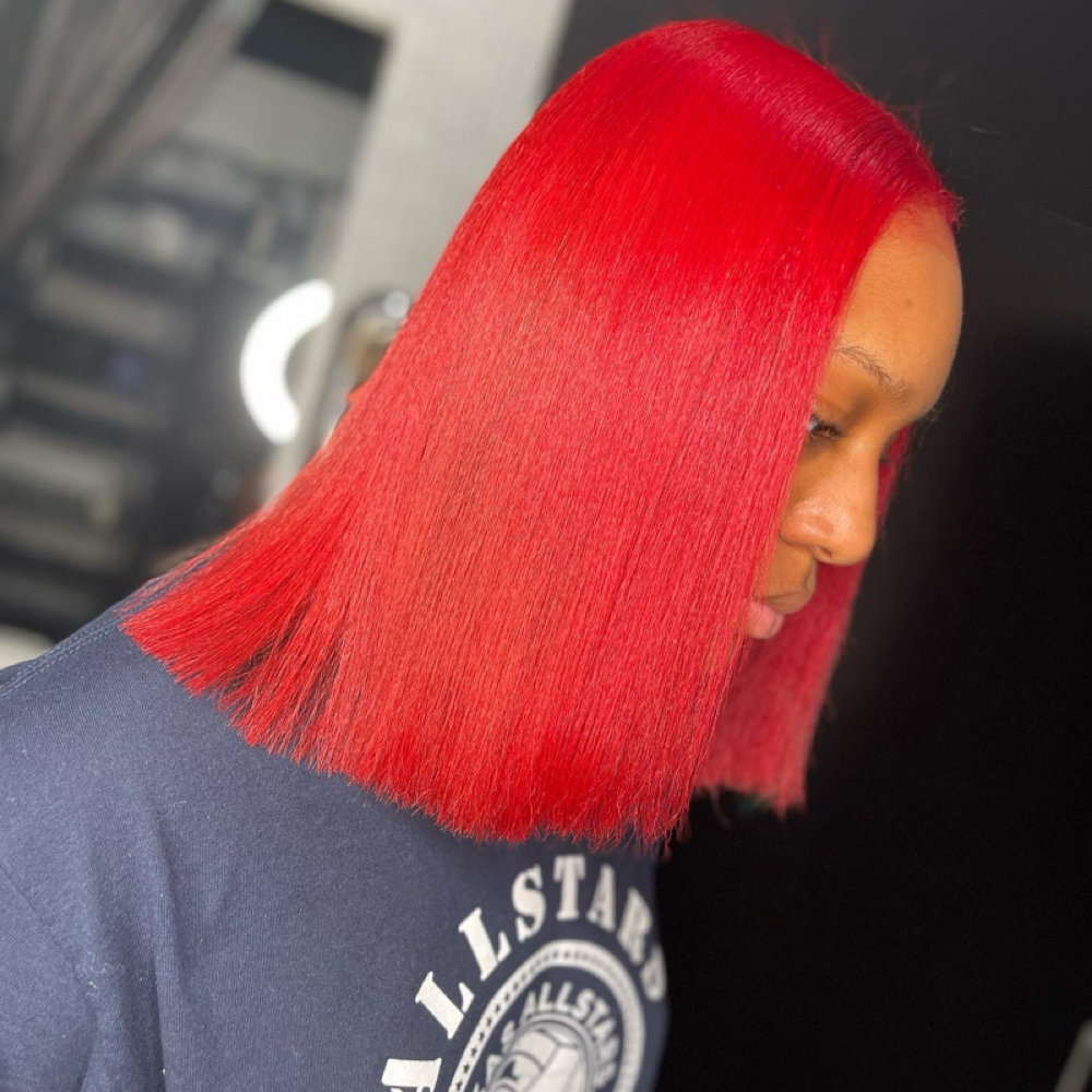 Silkpress Solid Color at Akeba Thompson in Dallas, TX