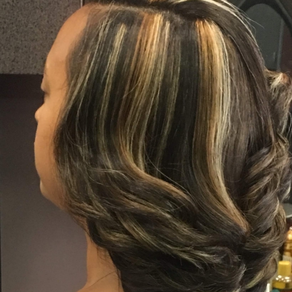 Full Head Highlights or Lowlights at Encisions Pro Hair Designs LLC in Madison Heights, MI