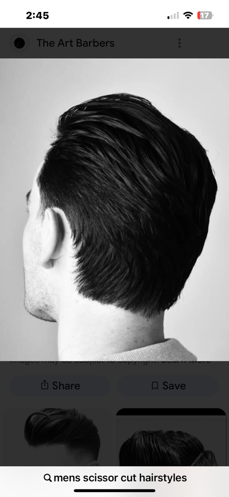 Mens haircut at Kacyn West Salon in Boardman, OH