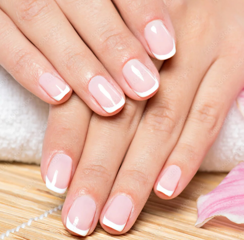 French Manicure at Perfect Ten Nail Salon in Stoneham, MA