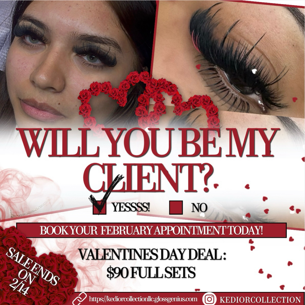 Valentines Day $90 Full Sets ❤️