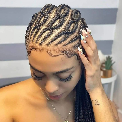 Feed-In Cornrows
