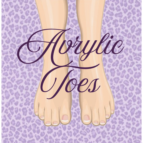 Acrylic On Big Toe ( French Tip )